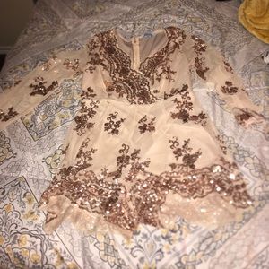 Rose Gold Romper